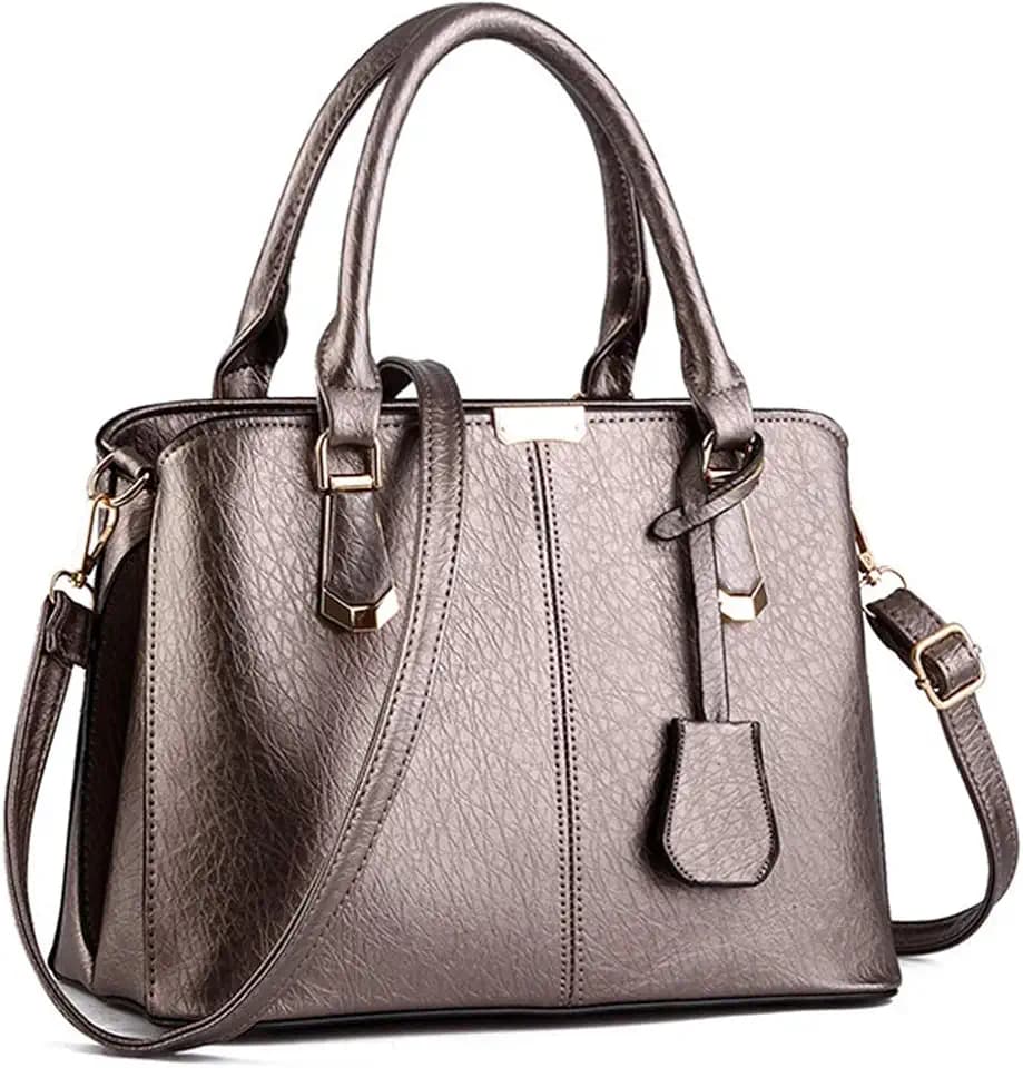 Pahajim Handbags for Women PU Leather Shoulder Satchel Purse Top Handle