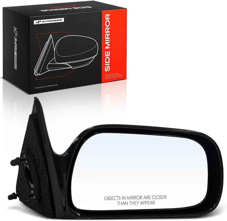 A-Premium Passenger Side Power Door Mirror Compatible with Toyota