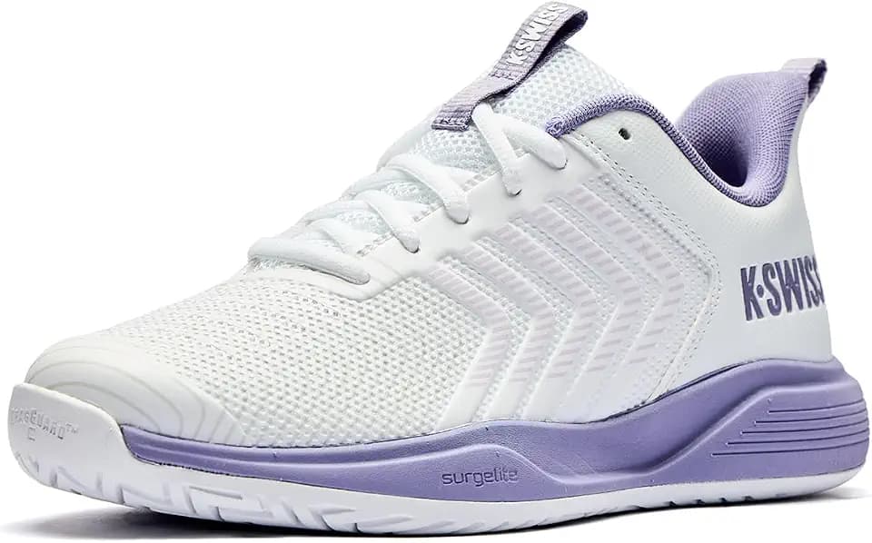 K-Swiss Women's Ultrashot Light Pickleball Tennis Shoe - Lightweight Court Shoes Lateral Movement Stable Support