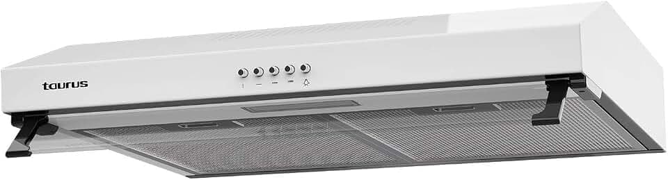 Taurus C60WHAL Dunstabzugshaube, konventionell, 60 cm, Absaugleistung 200 m³/h, 3 Absaugstufen, waschbar, mehrschichtige Aluminiumfilter, einfache Installation, 60 W, LED-Beleuchtung