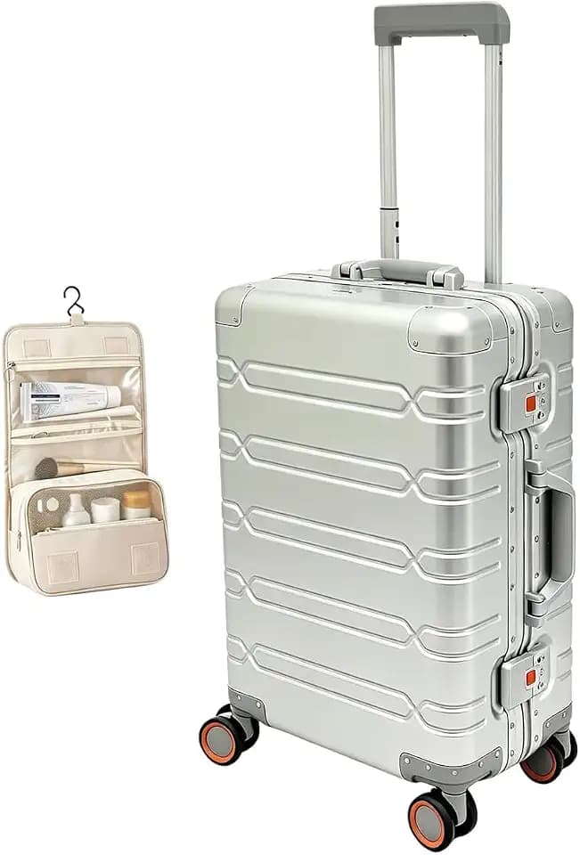20 Inch All-Aluminum Zipperless Hardside Spinner Suitcase