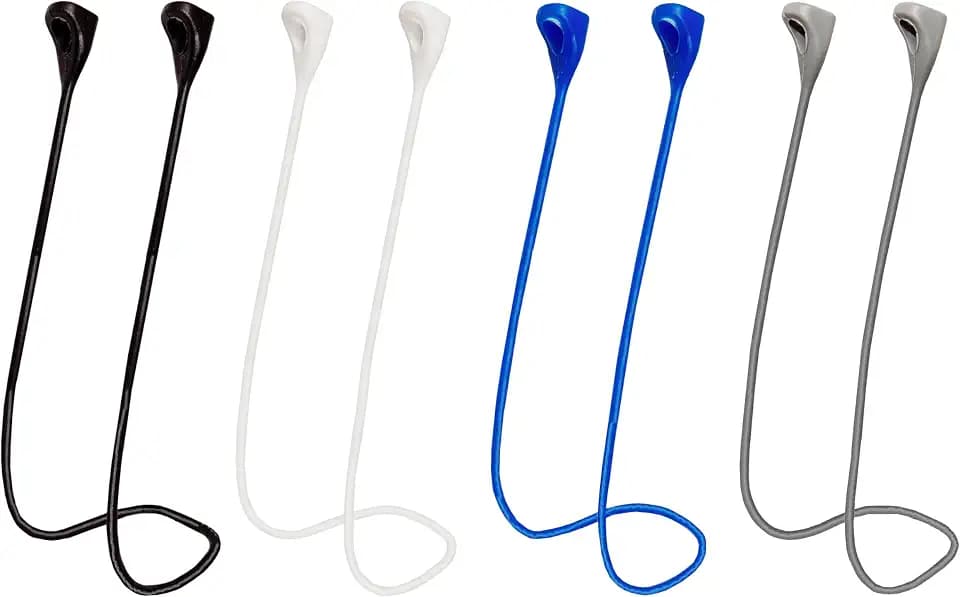Magnetic Anti-Lost Straps for AirPods,Colorful Soft Silicone Sports Lanyard, Neck Rope Cord