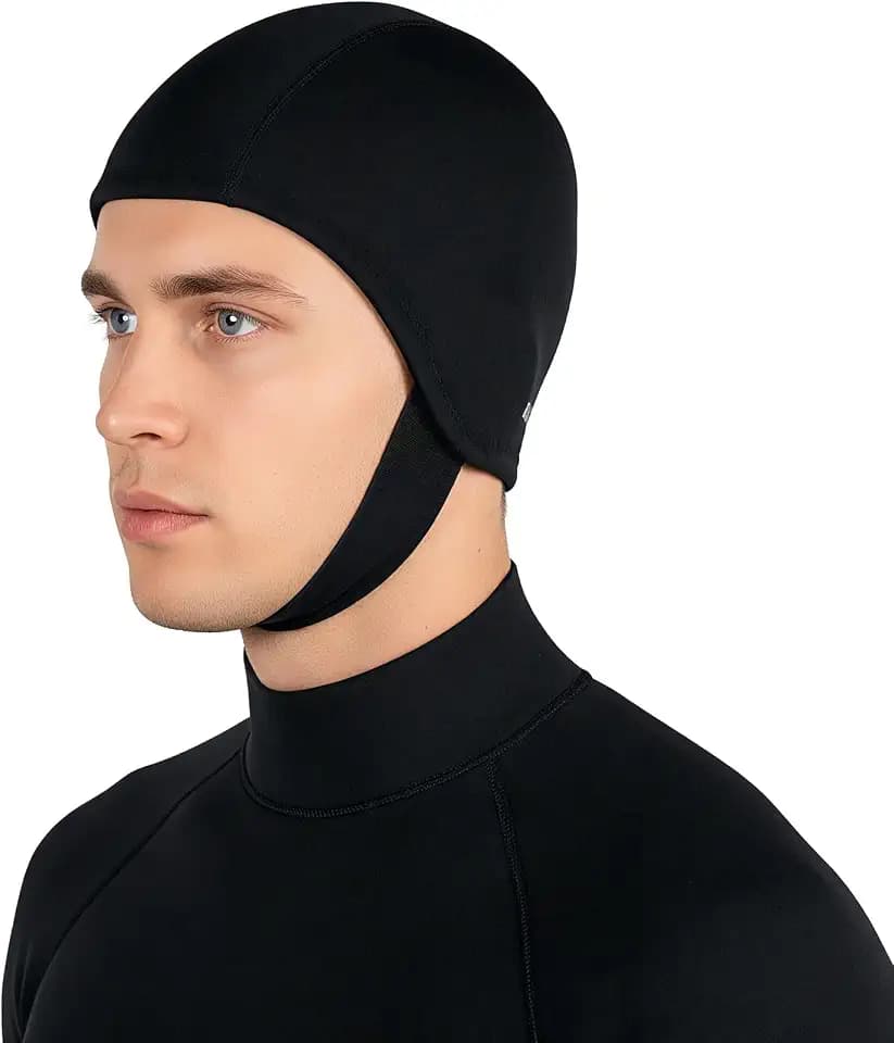 3mm Neoprene Diving Hood with Chin Strap for Men Women