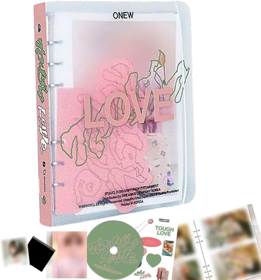 ONEW(SHINee) TOUGH LOVE 5th Mini Album [NOTE Ver.] Mini CD + 6Ring Binder + Photobook + 2Photocard + Instant Photo + Sticker
