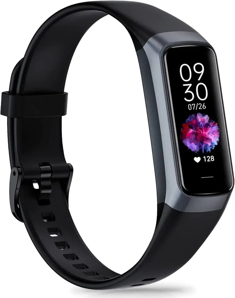 Fitness Tracker, Aktivitätstracker mit 24H Herzfrequenz, Blutdruck Monitor, 1,10" Screen Fitnessuhr Smartwatch Herren Damen, Schlaf Schrittzähler Uhr Sportuhr für iOS Android