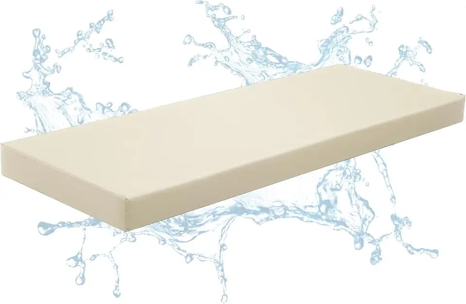Tudomro 1 Pcs Sauna Seat Cushion Mat, 43 x 16 Inches,Beige
