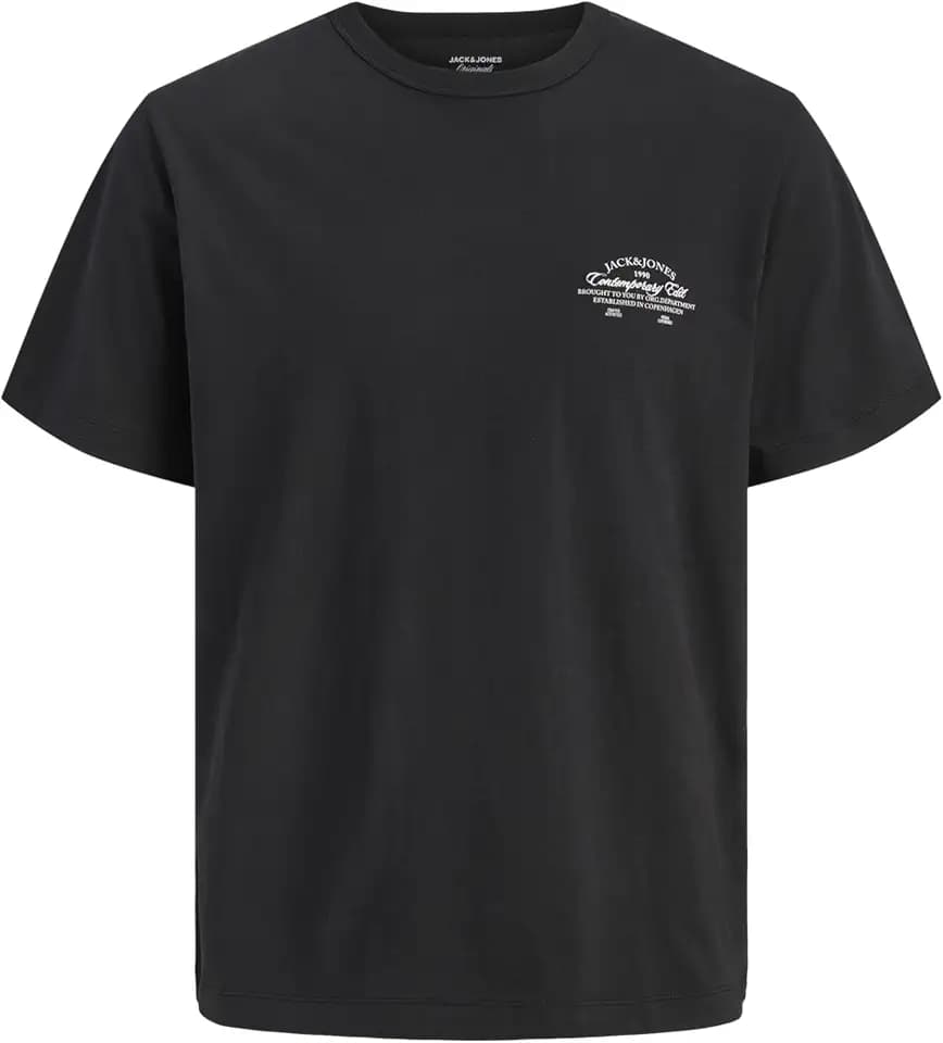 JACK & JONES Herren Jornantucket Script Chest Tee Cn