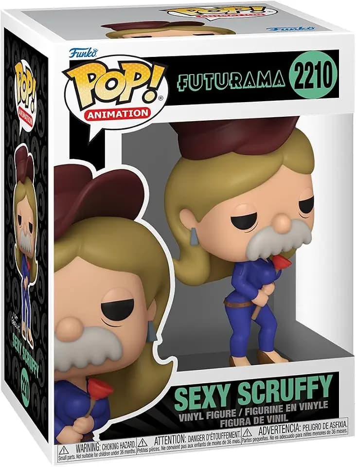 Funko POP! Animation: Futurama - Sexy Scruffy - Sammelbare Vinylfigur - Geschenkidee - Offizielles Merchandise - Spielzeug für Kinder & Erwachsene - Modellfigur für Sammler und zur Ausstellung