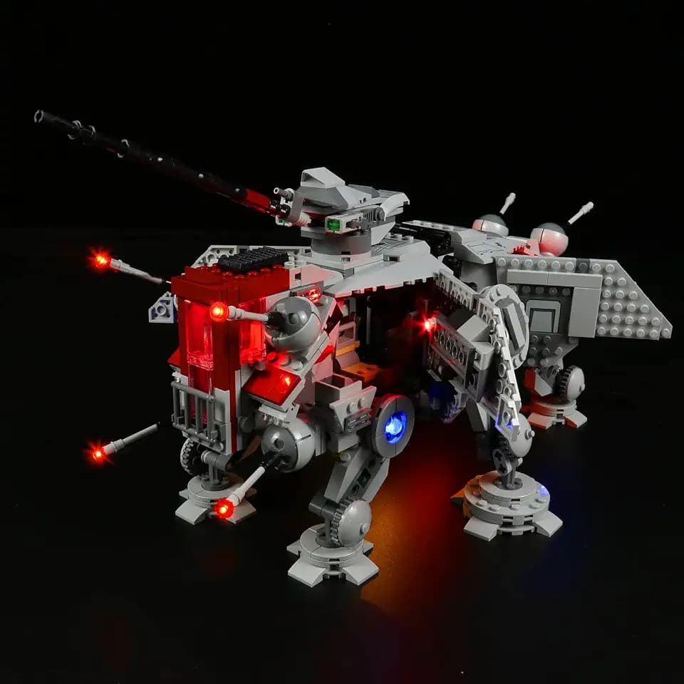 LocoLee Led Licht Set Kompatibel mit LEGO at-TE Walker, Led Beleuchtungs Set Compatible with LEGO 75337 at-TE Walker - Nur Lichter Set, Kein Modell (Standard Version)