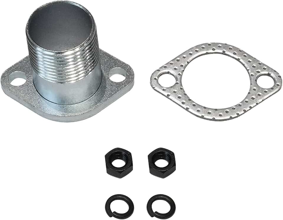420cc Pr-edator Engine - 1" Threaded Exhaust Flange Compatible With Pr-edator 301 420 340 390 22hp 670 Generator or Other Applications Where a Custom Exhaust