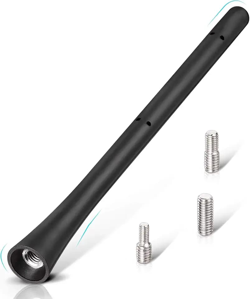 Eightwood Car Radio Rubber Antenna Mast 7in, AM FM Car Antenna Replacement