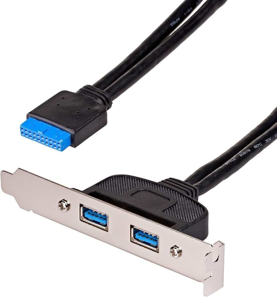 AKYGA AK-CA-47 ATX PC Halterung 2X USB 3.0 20 pin Slot Abdeckung