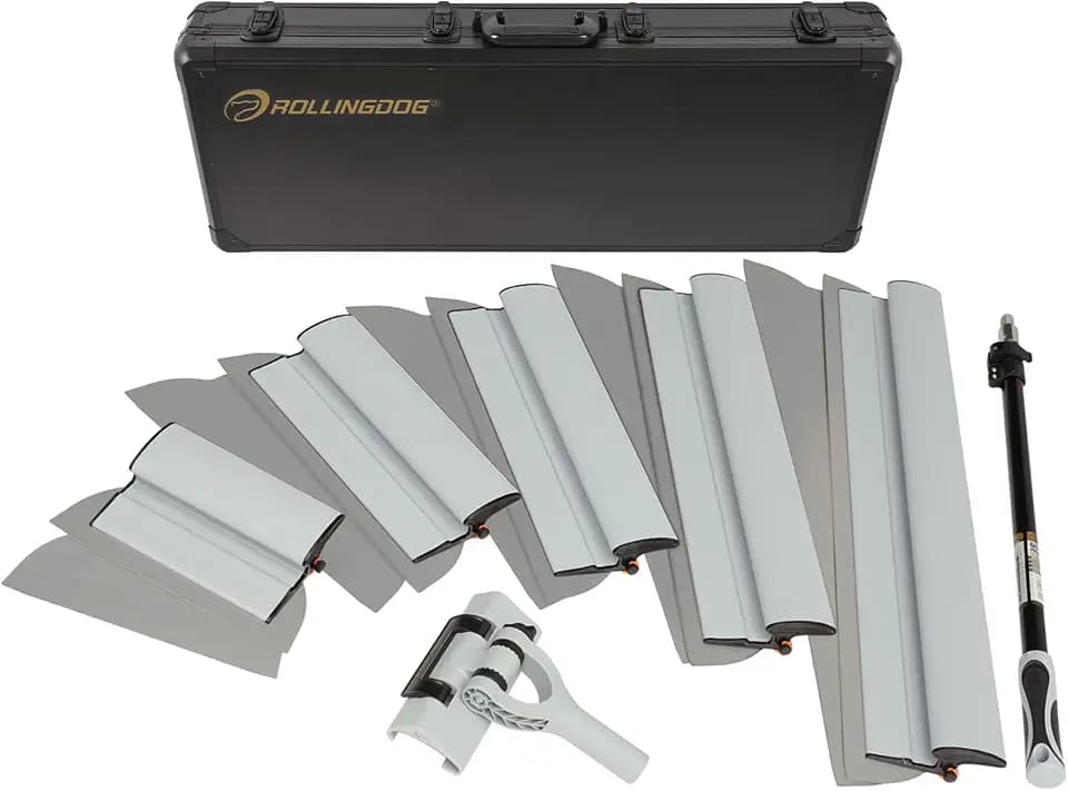 ROLLINGDOG Drywall Skimming Blade Set with Extension Pole