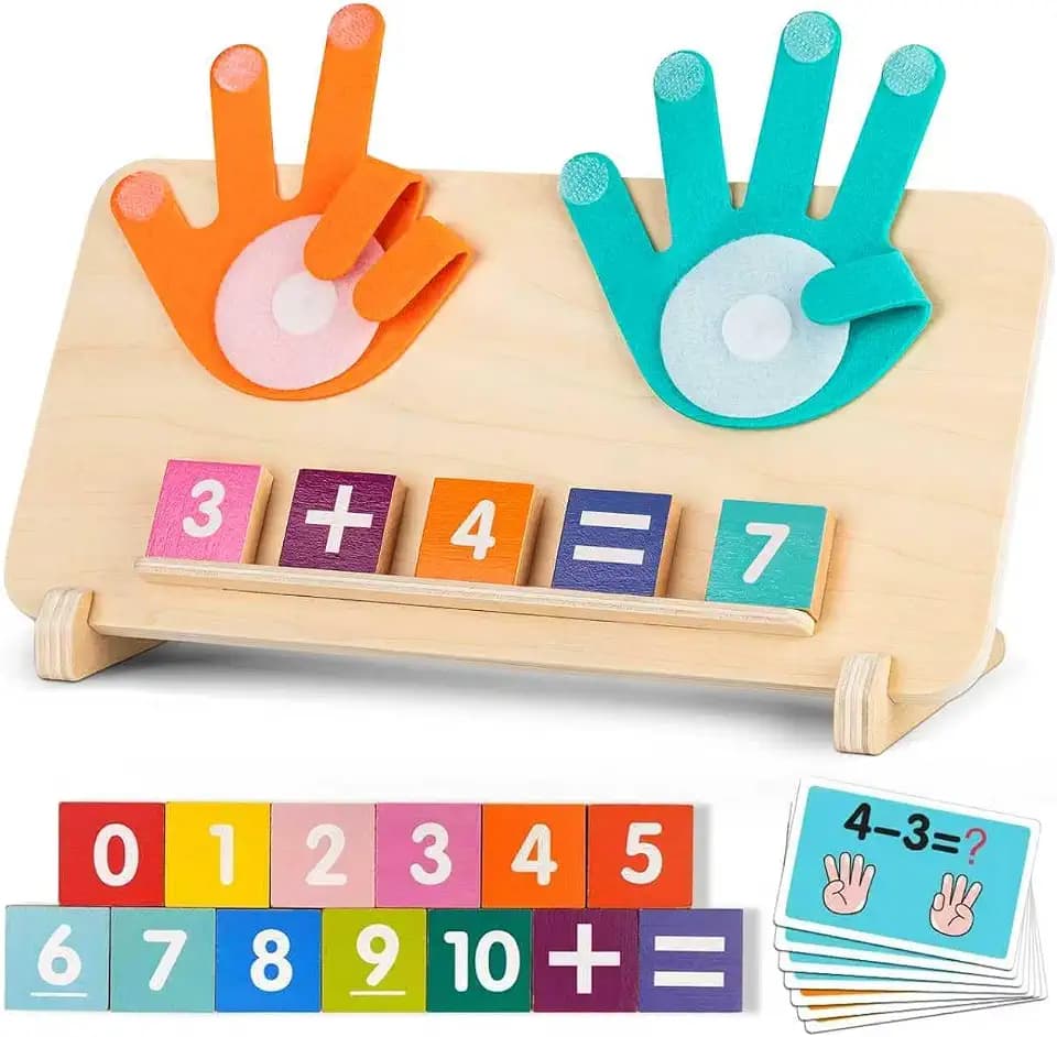 Preschool Math Manipulatives Learning Toys for Toddlers 2-4