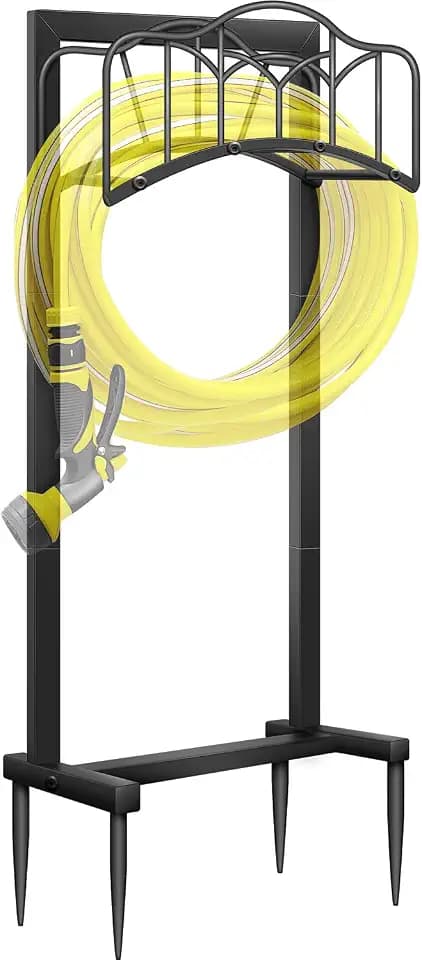 Garden Hose Holder,100ft Capacity Hose Reel for Outside
