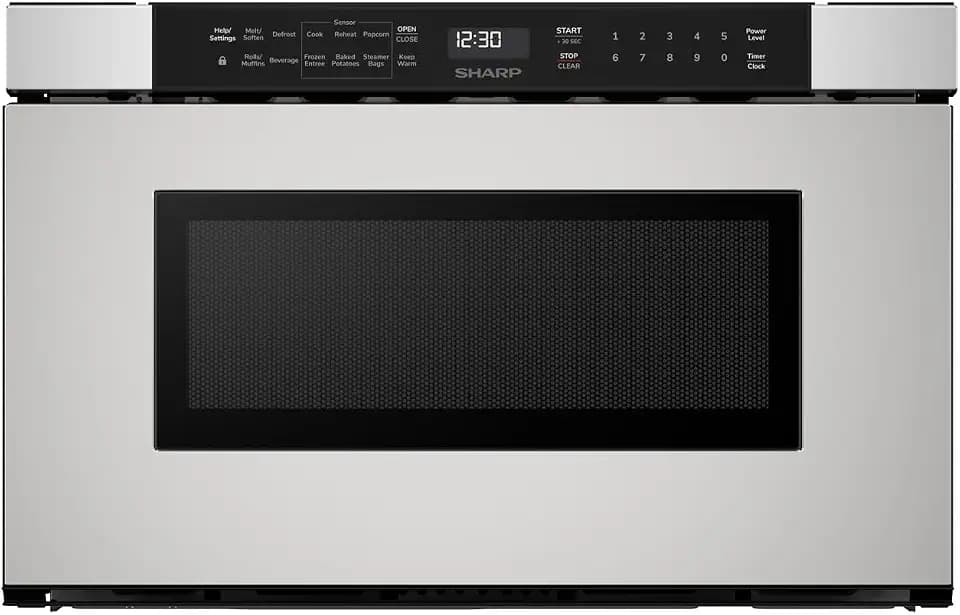 Sharp SMD2440JS 24 in. 1.2 cu. ft. Built-In Microwave Drawer Oven