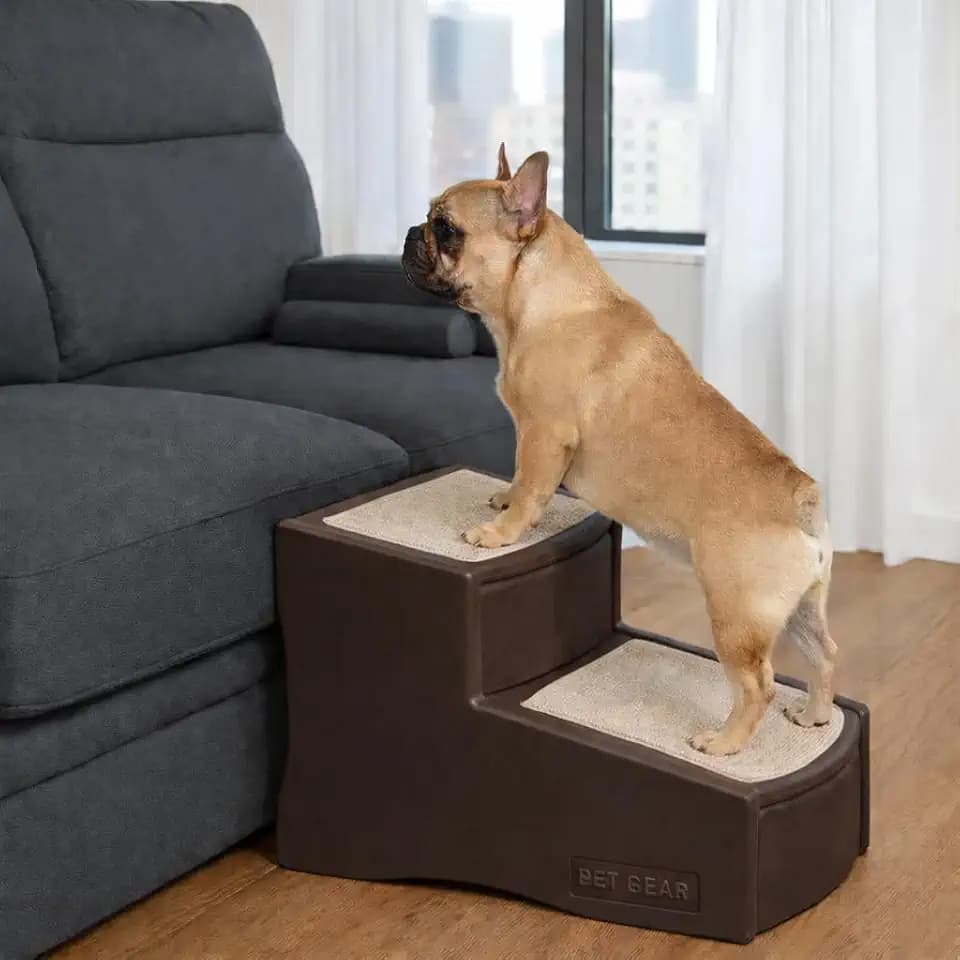 Pet Gear Easy Step II Pet Stairs, Coffee Bean, 2 Step