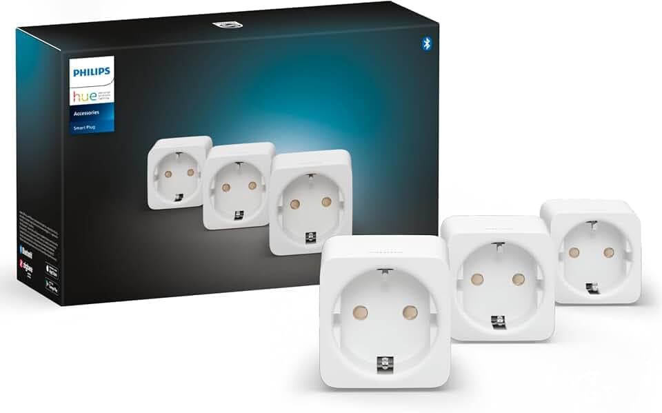 Philips Hue Smart Plug, Weiß, 3er Pack