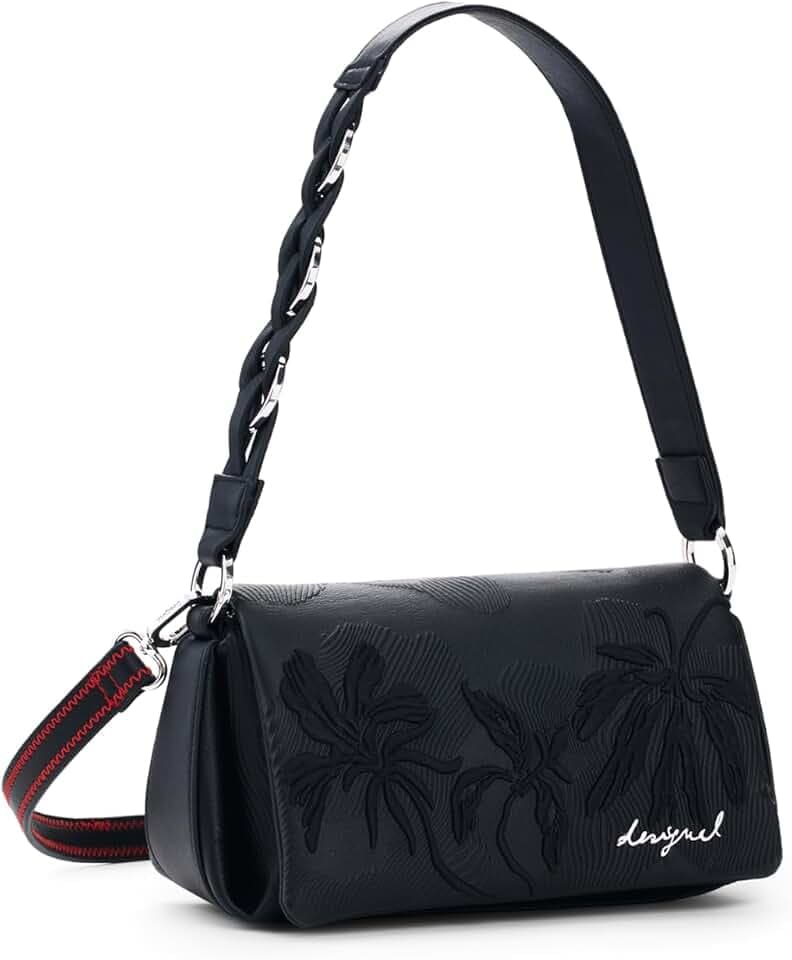 Desigual Umhängetasche Schultertasche Mirenis Naron Mini Flap Bag Black schwarz
