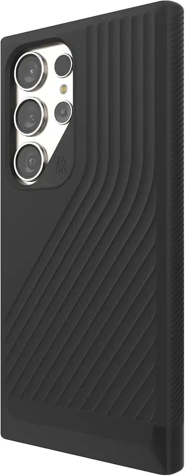 ZAGG Denali Samsung Galaxy S24 Ultra Case - Dual Layer Impact Protection with Graphene, 16ft Drop Resistant, 100% Recycled, Textured Non-Slip Grip, Evergreen