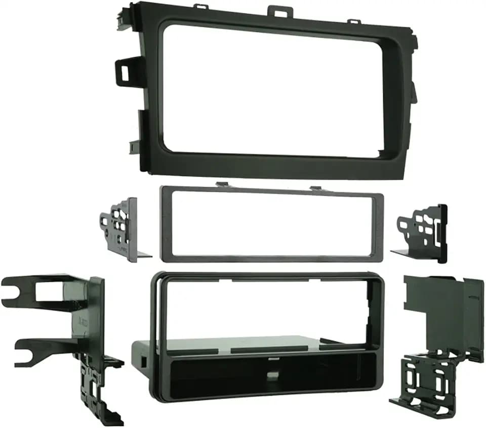 Metra Electronics 99-8223 Single DIN Installation Dash Kit for 2009 Toyota Corolla (Black), â€Quick-Release