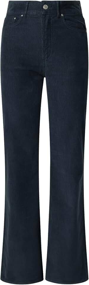 Pepe Jeans Damen Hose High Waist Flare Willa Corduroy