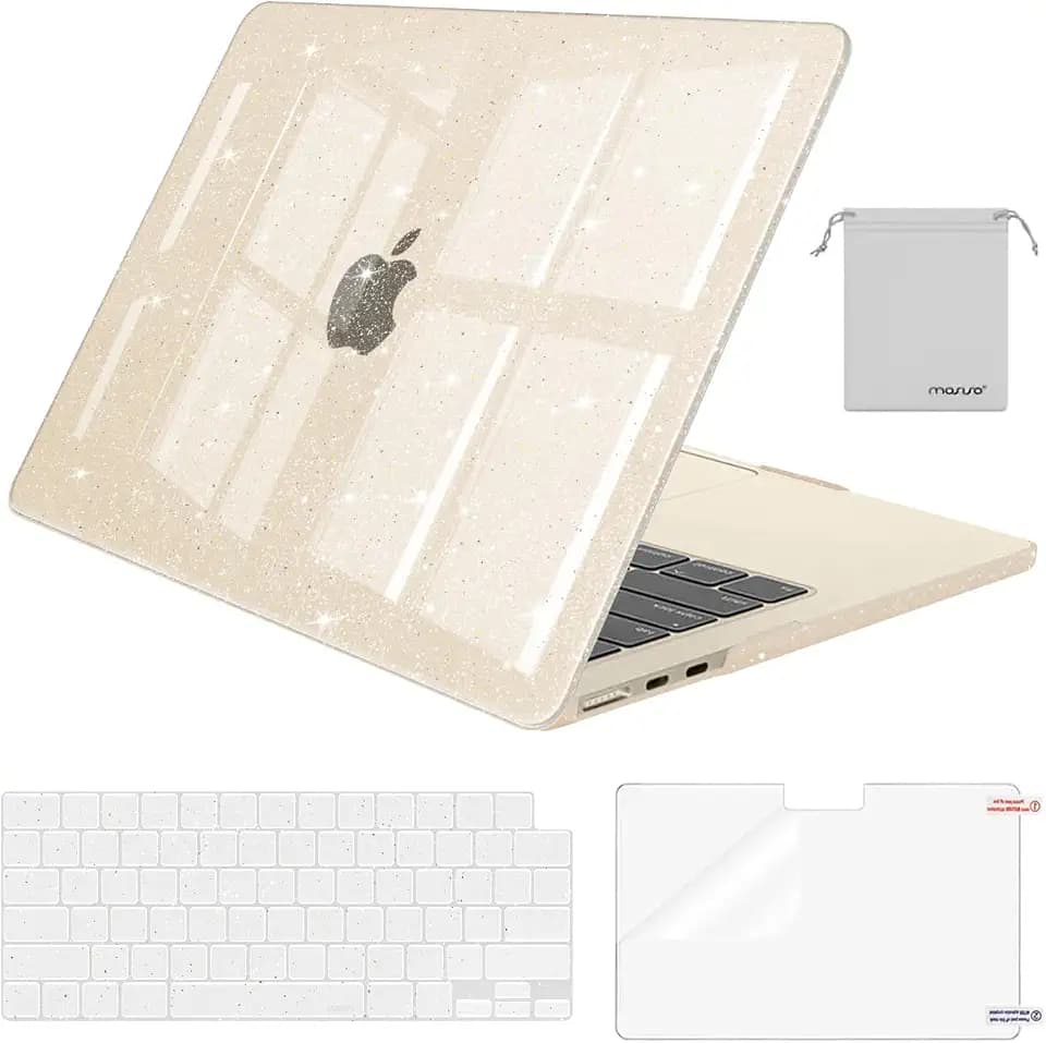 MOSISO Compatible with MacBook Air 13 inch Case M5 M4 M3 M2 2026-2022