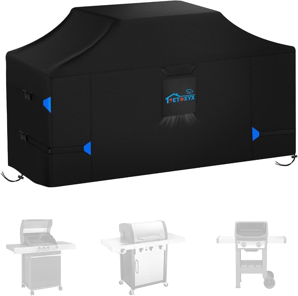 86 Inch Extra Large Grill Cover, 600D BBQ Cover for Outside