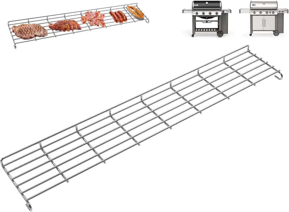 66045 Warming Rack for Weber GS4 Genesis II 400 Series 4 Burner Gas Grill