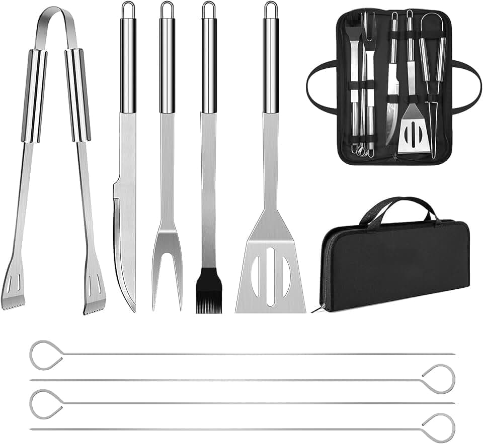 BBQ Utensil Set Stainless Steel Professional Barbecue Accessories