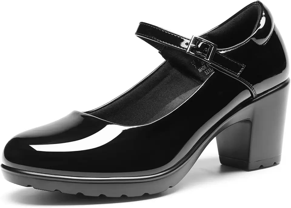 DREAM PAIRS Mary Jane Arch Support Heels