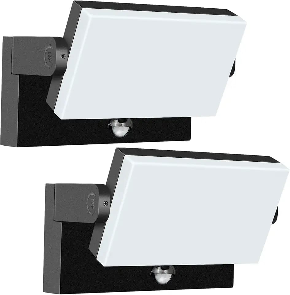 Motion Sensor Outdoor Lights, 40W LED Flood Lights, 5000K Daylight Security