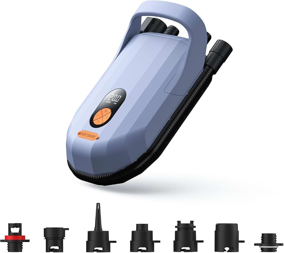 AIRBANK SUP Pumpe Elektrische Whale Shark Pro mit Akku, 20 PSI