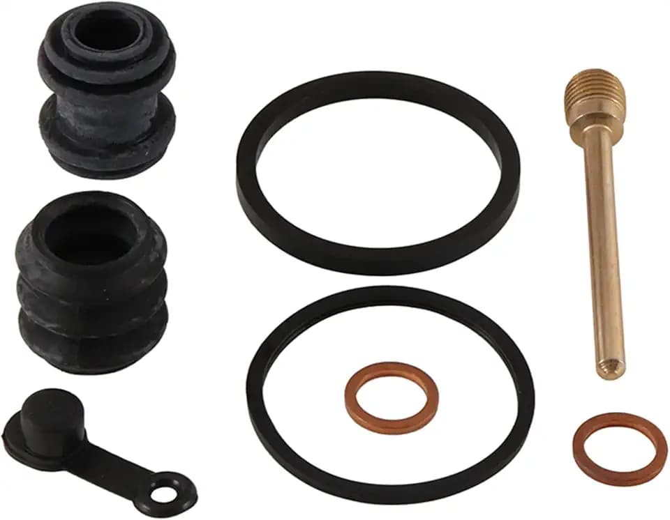 All Balls Racing 18-3208 Caliper Rebuild Kit Rear Compatible with/Replacement For Suzuki DL 1000 V-Strom 2014-2016, GSX-R 750 2006-2009, GSXR1300R Hayabusa 2017, GSX-R 600 2006-2009