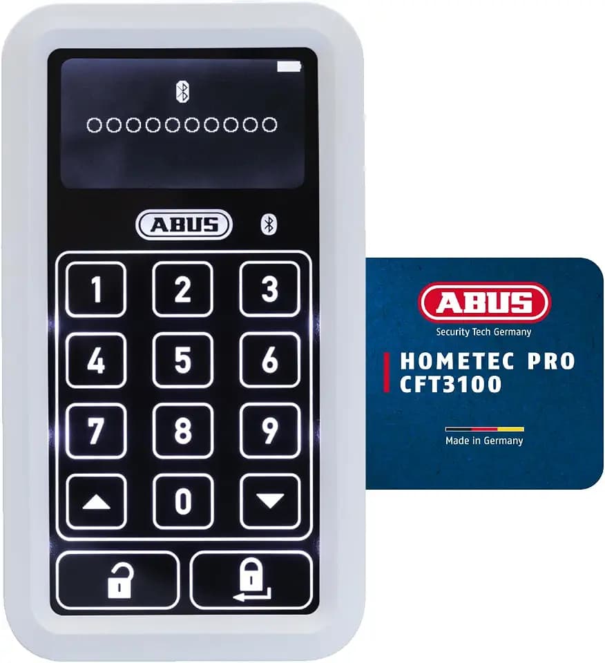 ABUS Bluetooth-Tastatur HomeTec Pro CFT3100 - Codeeingabe, Touch-Display