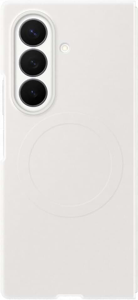 Samsung Galaxy Z Fold8 Ultra Silicone Magnet Phone Case, Cream