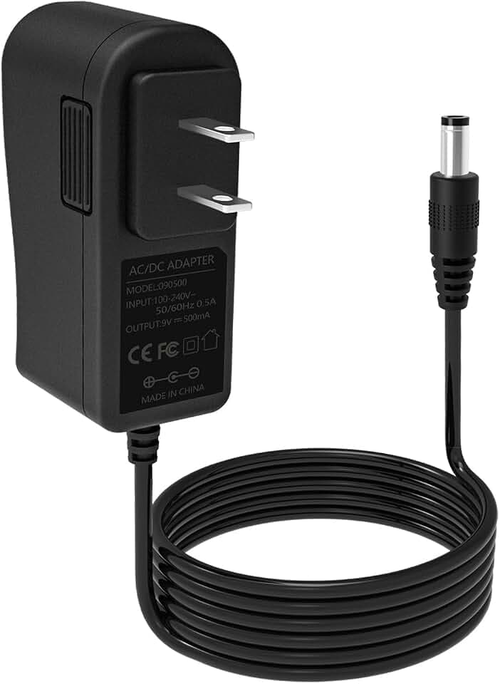 9V Power Adapter for Zoom AD16 Guitar Pedals G3 G3X B3 G5 MS50G
