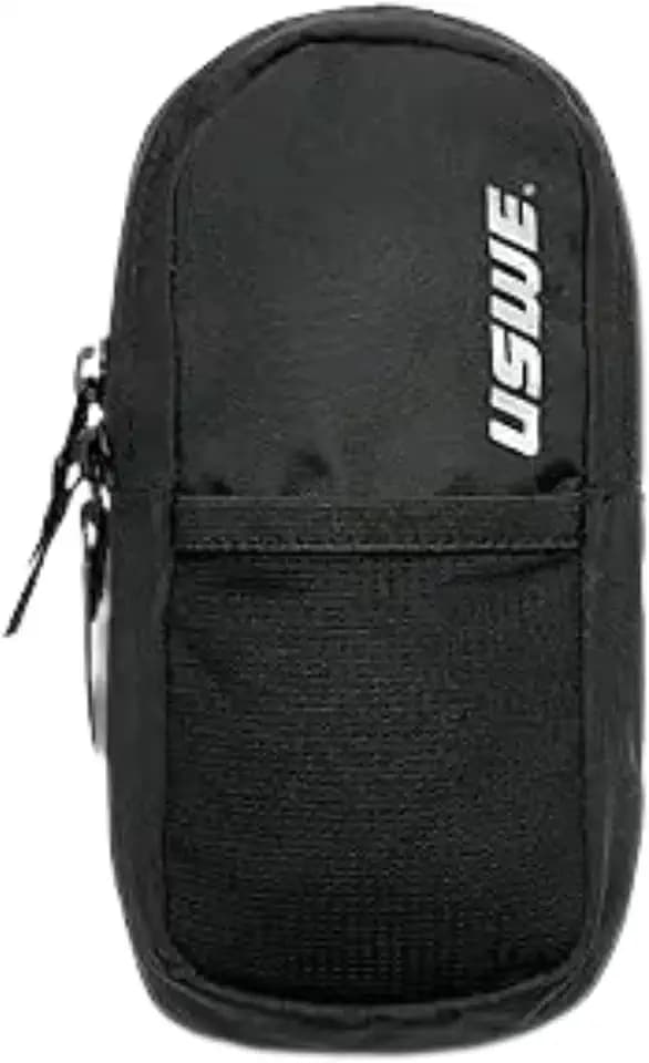USWE Phone Pocket for The NDM 2 Harness, Compatible with USWE Backpacks & Hydration Packs, Fits Size Phone 6.9 x 3.8 inches, Black