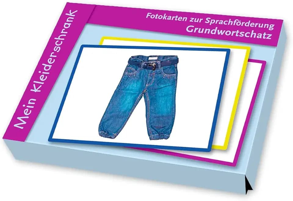 Grundwortschatz – Mein Kleiderschrank (Fotokarten zur Sprachförderung)