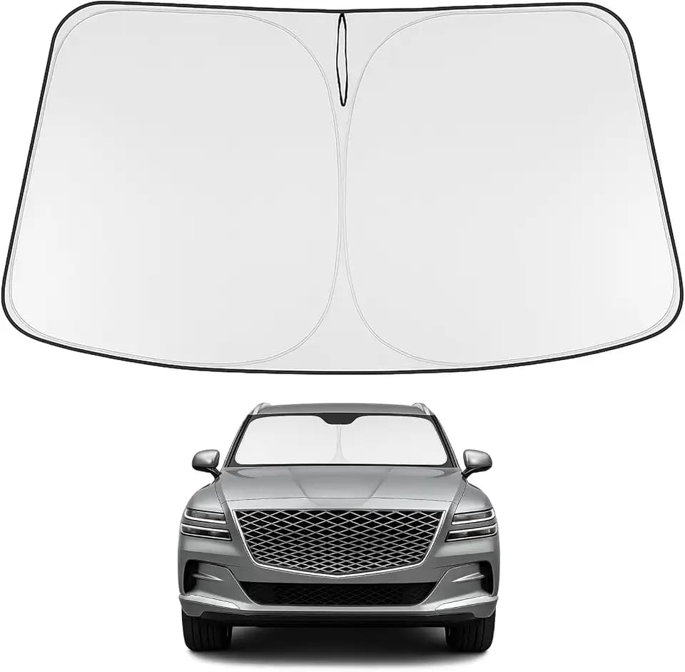 Proadsy Custom Fit 2021-2026 Genesis GV80 Windshield Sun Shade, Blocks Heat