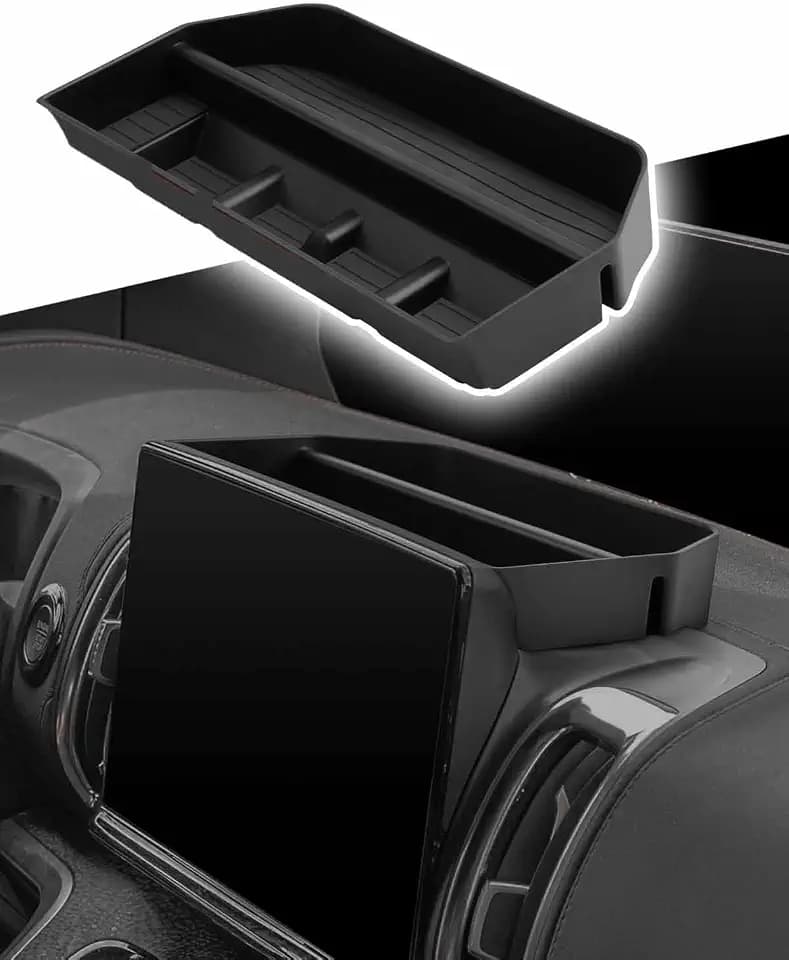 CDEFG for 2025 2026 2027 Ford Expedition Dashboard Organizer Tray - Behind Screen Dash Storage Tray Expedition (Active, Platinum,Tremor, King Ranch) Accessories