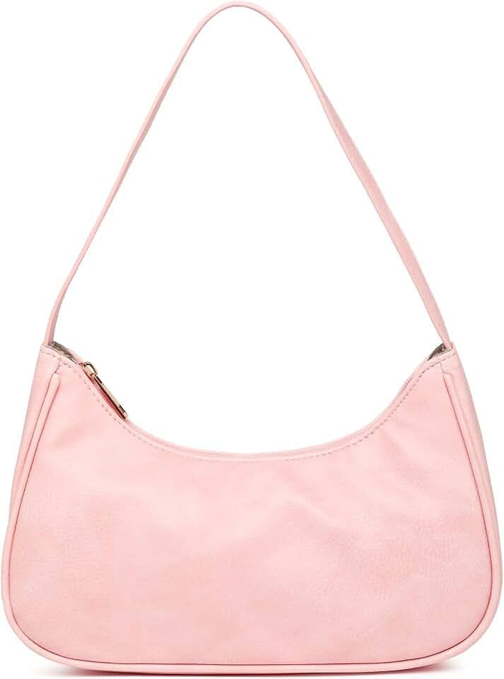 Afashor Shoulder Bags for Women Vegan Leather Hobo Sling Tote Handbag Retro Clutch Purse with Zipper Closure