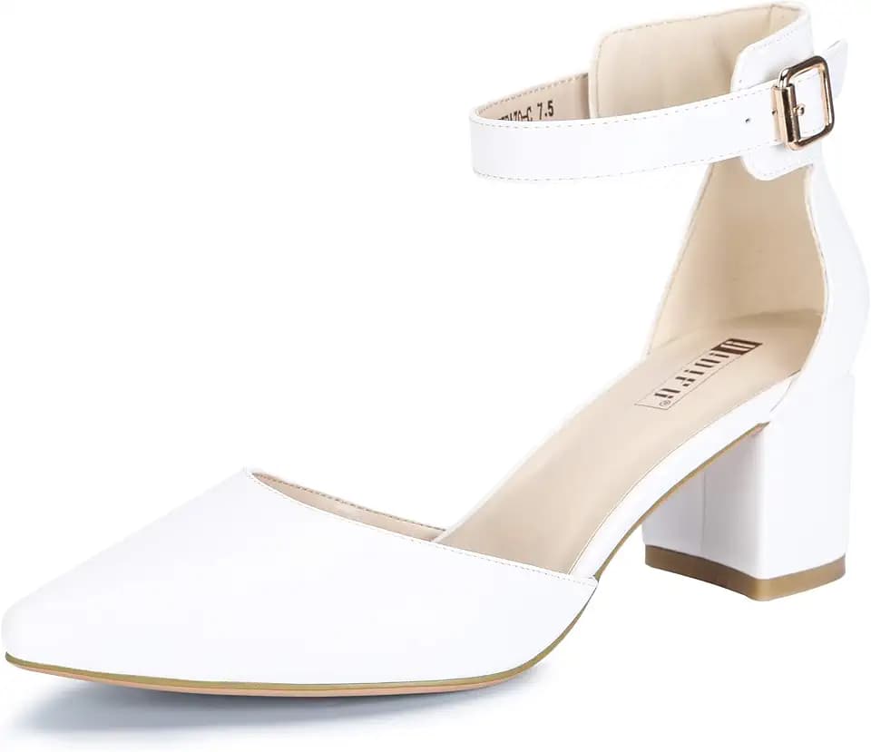 IDIFU Women's IN2 Pumps Low Block Heels