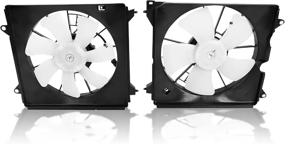 Pack of 2 Radiator Cooling Fan Assembly Compatible with Accord 2013-2017