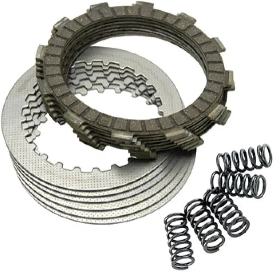Tusk Clutch Kit Includes Friction Plates and Steel Plates With Heavy Duty Springs Compatible with Yamaha Raptor 660 2001-2005/XT600 1990-1995