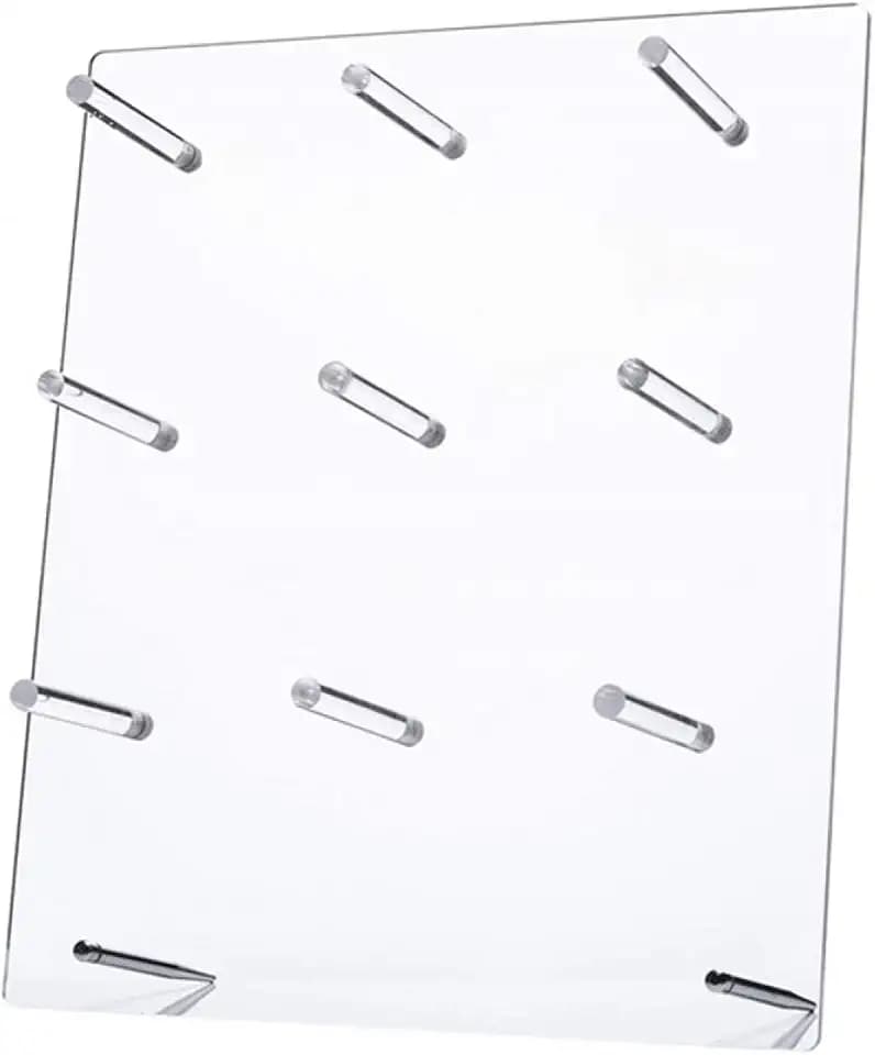 POHOVE Donut Ständer Acryl Donut Display Ständer Klar Wiederverwendbar Doughnut Kuchen Display Ständer Halter Für Geburtstagskuchen Hochzeit Party Donut Dekoration Show, Rectangle