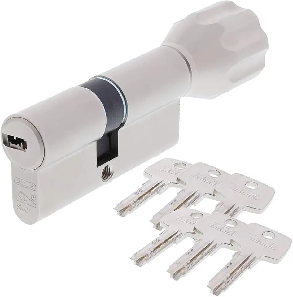 ABUS EC550 Profil-Knaufzylinder Länge Z45/K45mm mit 6 Schlüssel