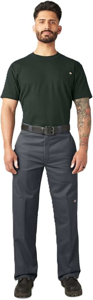 Dickies Mens Loose Fit Double Knee Work Pants