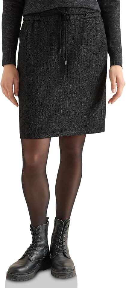 Cecil Damen Gemusterter Jogg-Skirt