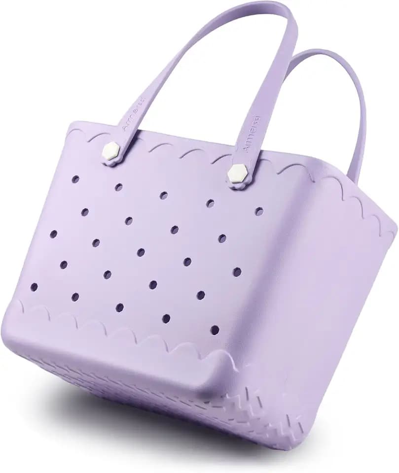Rubber Beach Tote Bag Medium & XL Waterproof Sandproof Pool Bag